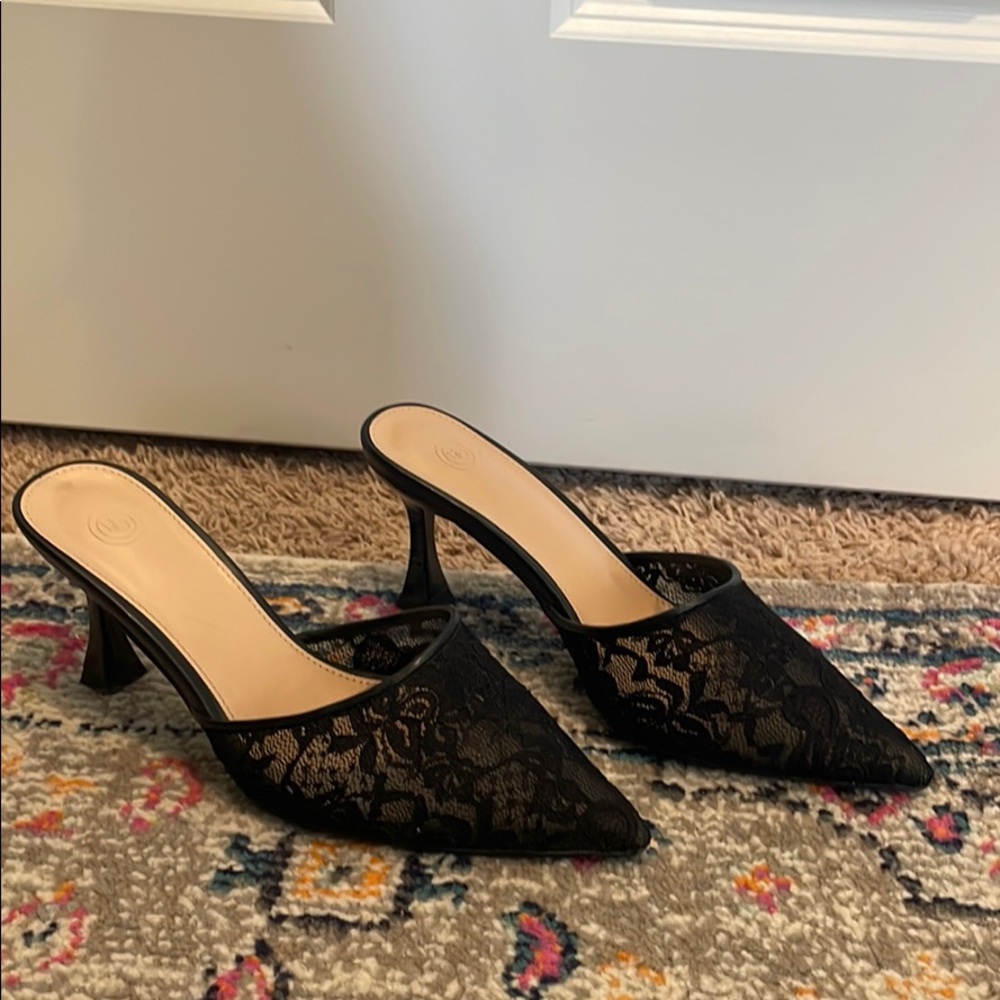 Urban Outfitters Lace Mule Heel